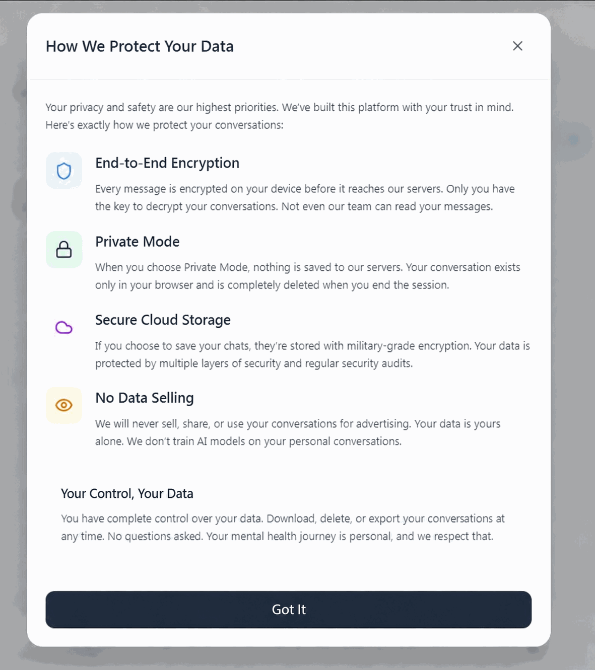 Care724 data protection explanation